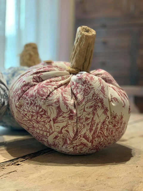 Zucche in toile de jouy