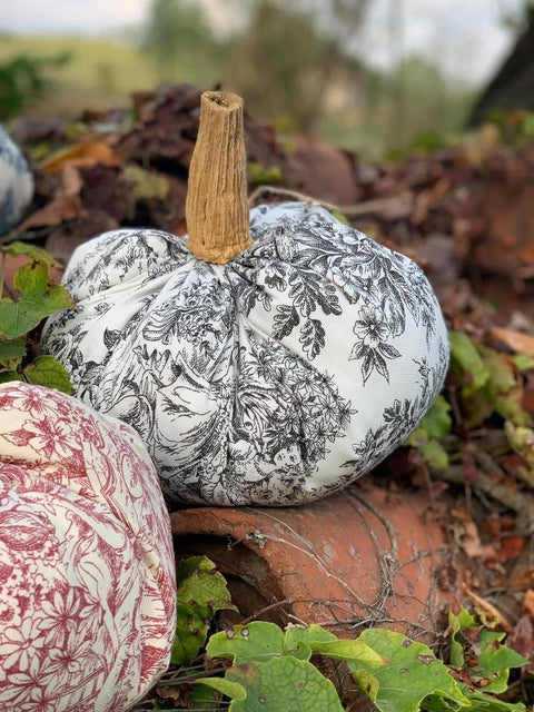 Zucche in toile de jouy