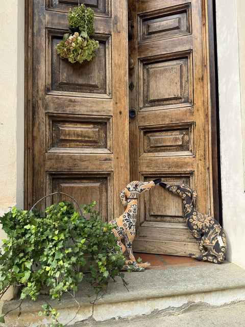 Cani in stoffa d’arredo