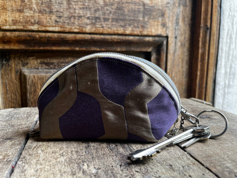 Pochette portachiavi in stoffa d'arredo