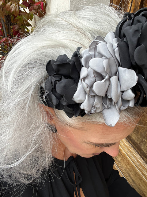 Cerchietto Halloween peonie