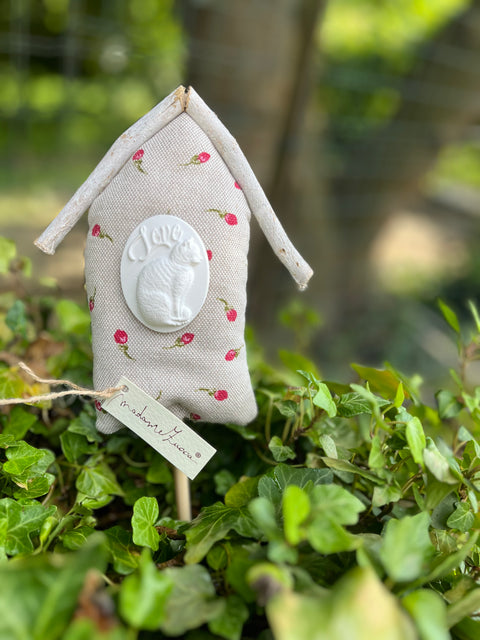 Casette con gesso e bastoncino