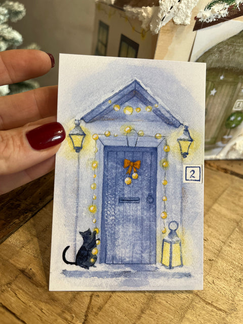 Le porte dell'avvento con casetta