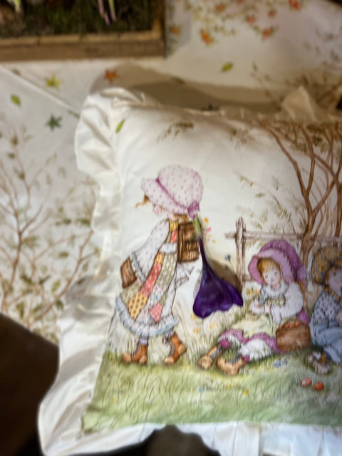 Cuscino con volant stoffa Holly Hobbie