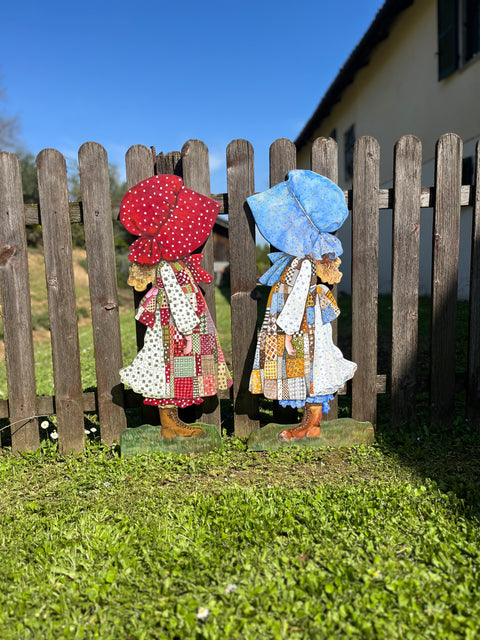 Sagome di legno dipinte a mano Holly Hobbie