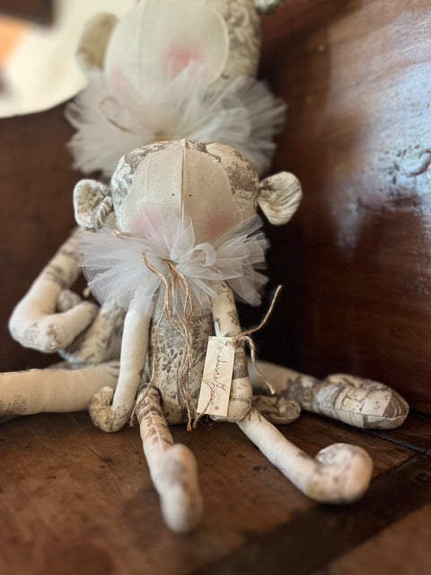 Scimmie in toile de jouy