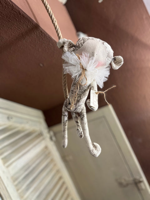 Scimmie in toile de jouy