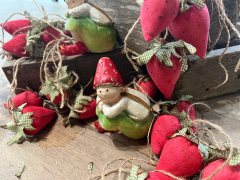 Fragole dipinte a mano