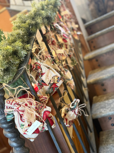 Calendario dell’avvento in gobelin