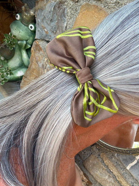 Fiocchi per capelli in tessuto d'arredo-pezzi unici