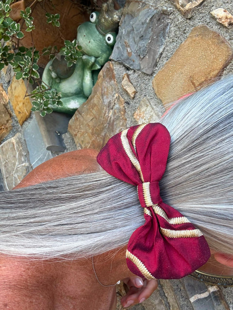 Fiocchi per capelli in tessuto d'arredo-pezzi unici
