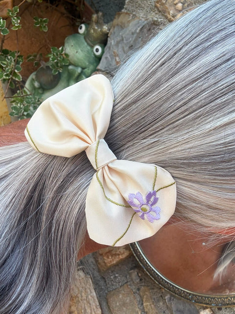 Fiocchi per capelli in tessuto d'arredo-pezzi unici