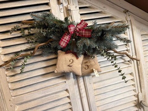 Cuscinetti in vecchia canapa con i numeri