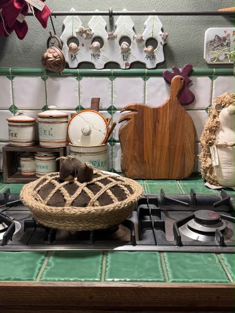 Tagliere Gallina in legno con gallina in omaggio