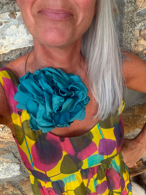 Woman in Turquoise