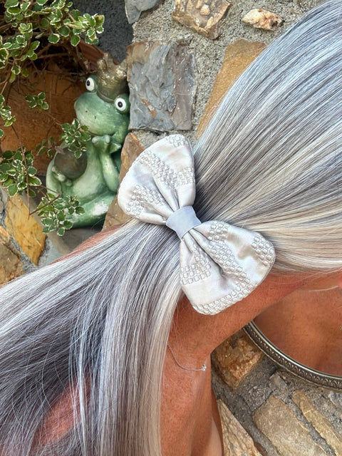 Fiocchi per capelli in tessuto d'arredo-pezzi unici