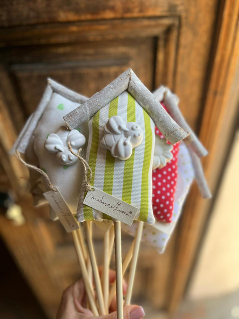Casette con gesso e bastoncino