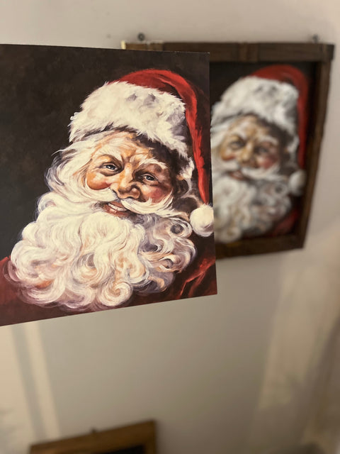 Copertina con babbo Natale