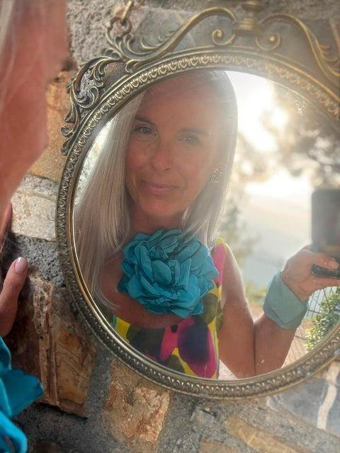 Woman in Turquoise