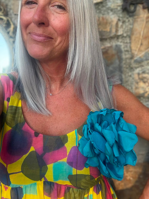 Woman in Turquoise