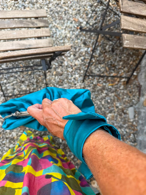 Woman in Turquoise