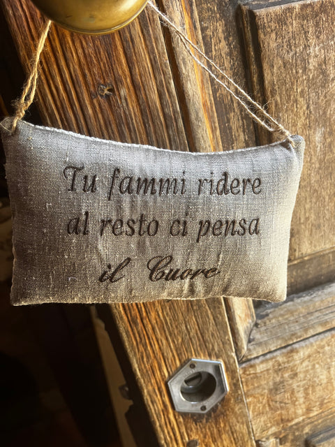 Cuscinetto dei buoni consigli - Cuore
