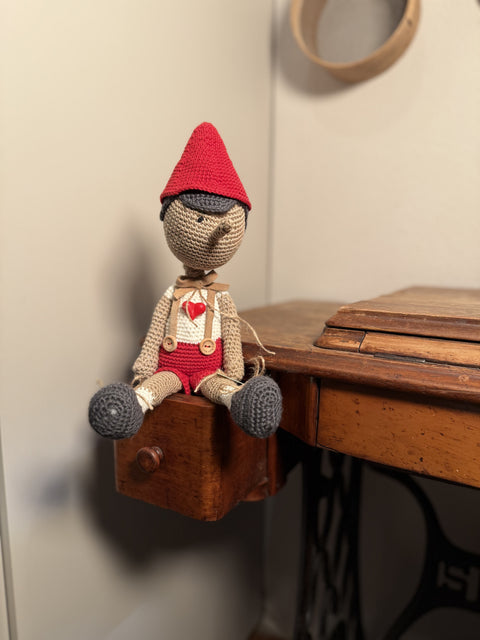 Pinocchio in Amigurumi