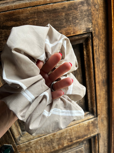 Scruncies big in stoffa pregiata