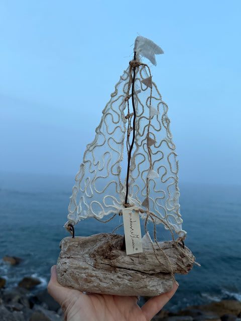 Velieri con legni di mare