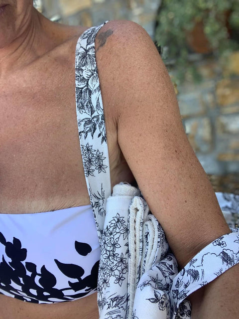 Telo Mare in toile de jouy