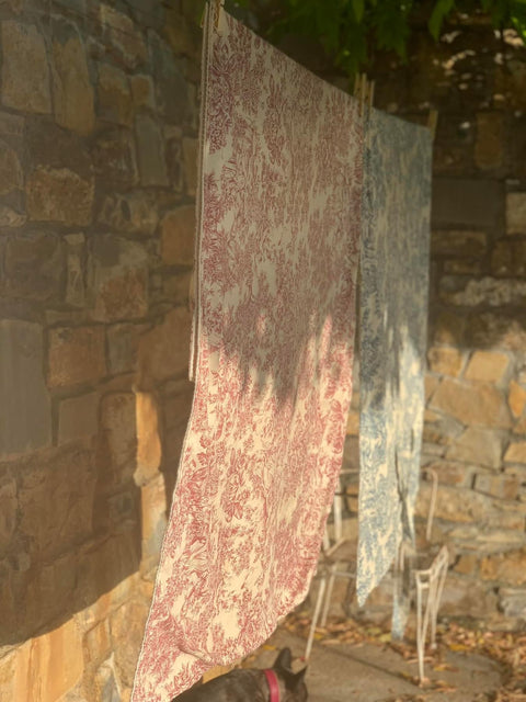Telo Mare in toile de jouy