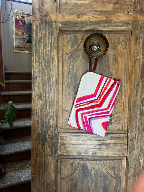 Buste a mano con stoffe d'arredo