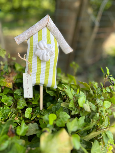 Casette con gesso e bastoncino