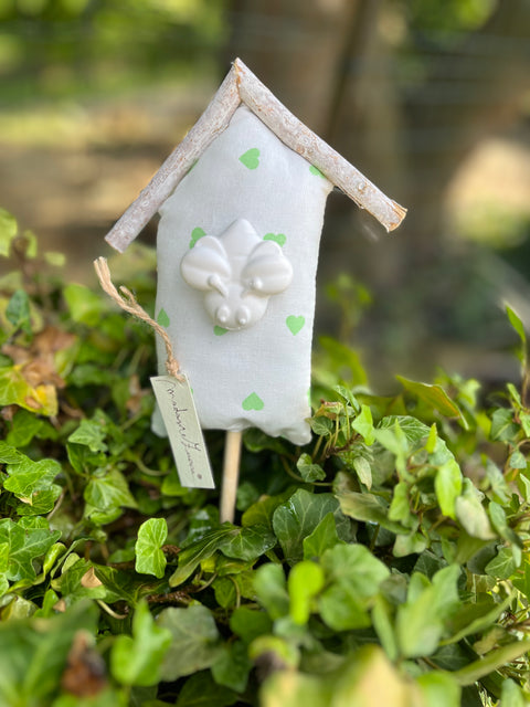 Casette con gesso e bastoncino