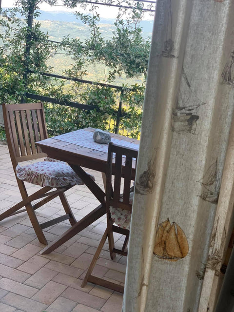 Cuscino e Runner stoffa roselline