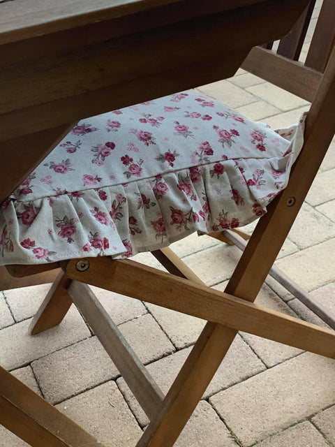 Cuscino e Runner stoffa roselline