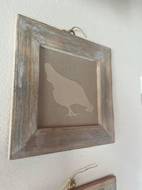 Ricami galline e gallo