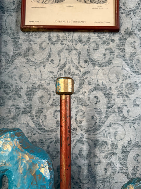 Cavallo da giostra in legno