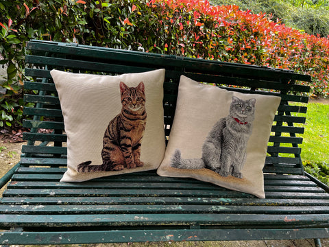 Cuscini gobeline gatti