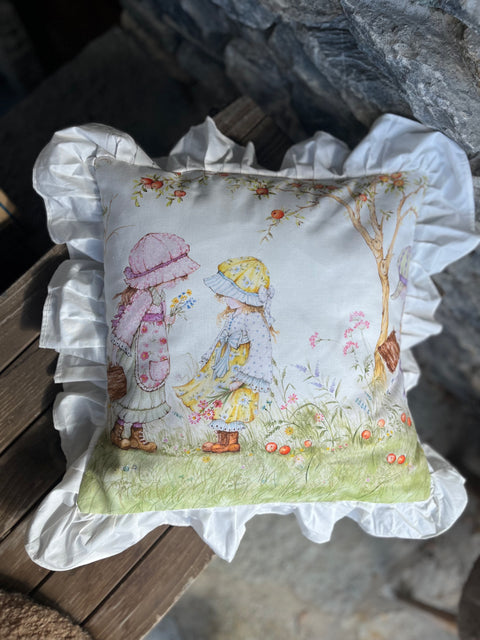 Cuscino con volant stoffa Holly Hobbie