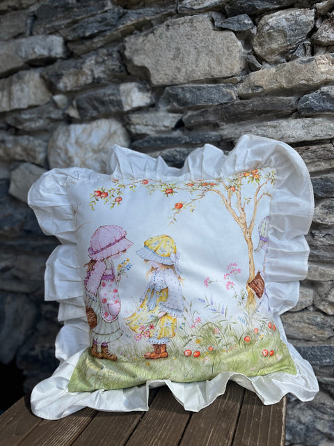 Cuscino con volant stoffa Holly Hobbie