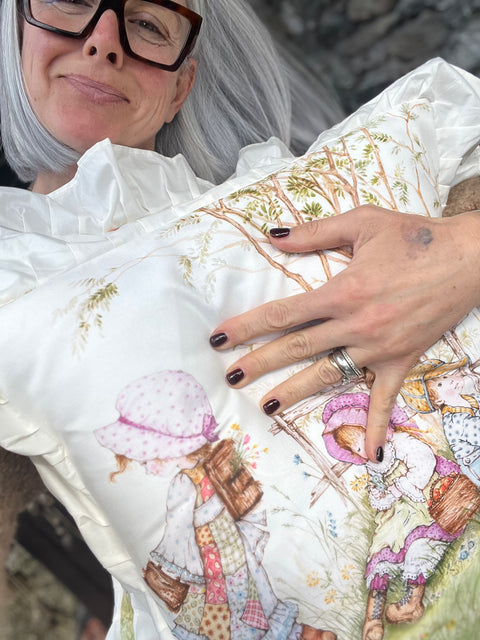 Cuscino con volant stoffa Holly Hobbie