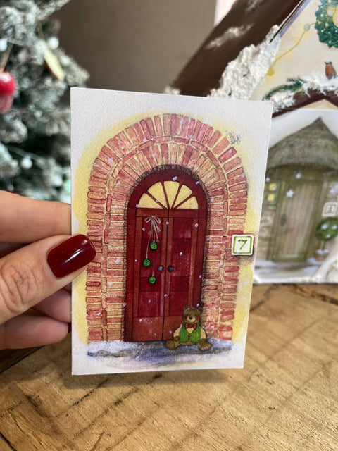 Le porte dell'avvento con casetta