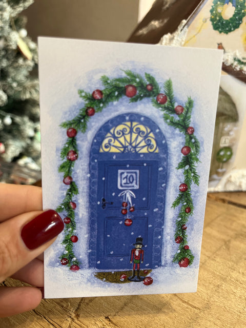 Le porte dell'avvento con casetta