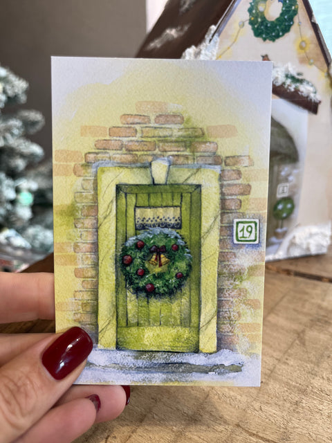 Le porte dell'avvento con casetta