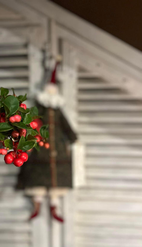 Babbo natale lanata verde