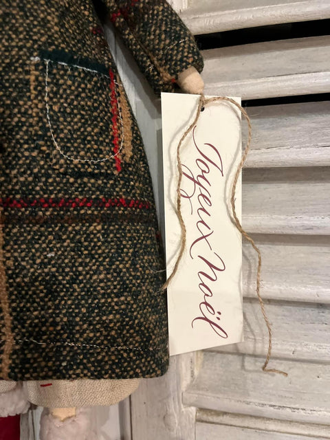 Babbo natale lanata verde