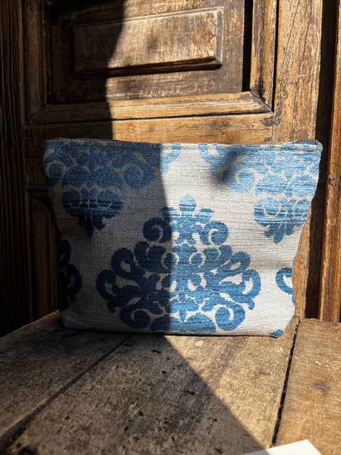 Borsa Anastasia broccato con manici bambù