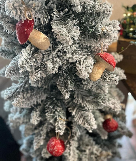 Funghi di natale rossi