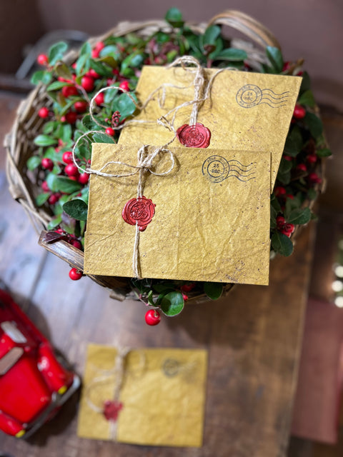 Busta speziata  per scrivere a babbo natale